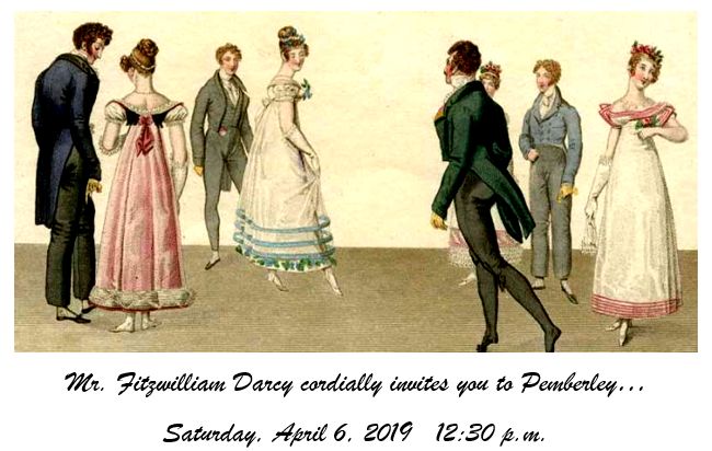 JASNA Pemberley Party April 6 2019