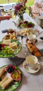 One of the modern/regency personal picnic lunches at the WRS Summer Picnic