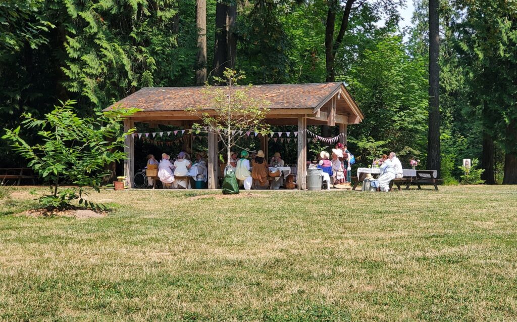 WRS Attendees at a Summer Picnic.