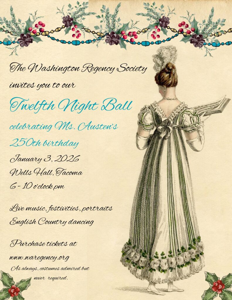 Flyer announcing the 2026 Twelfth Night Ball